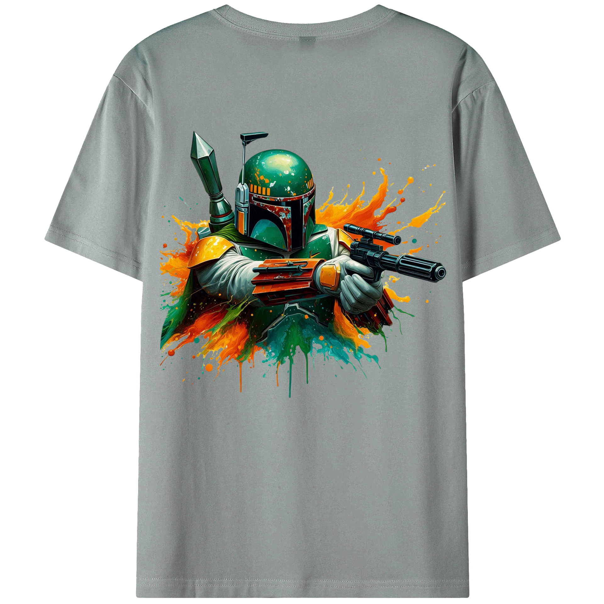（画像用） スター・ウォーズ Star Wars 綿100％ メンズ半袖Tシャツ（バックプリント） 通気性